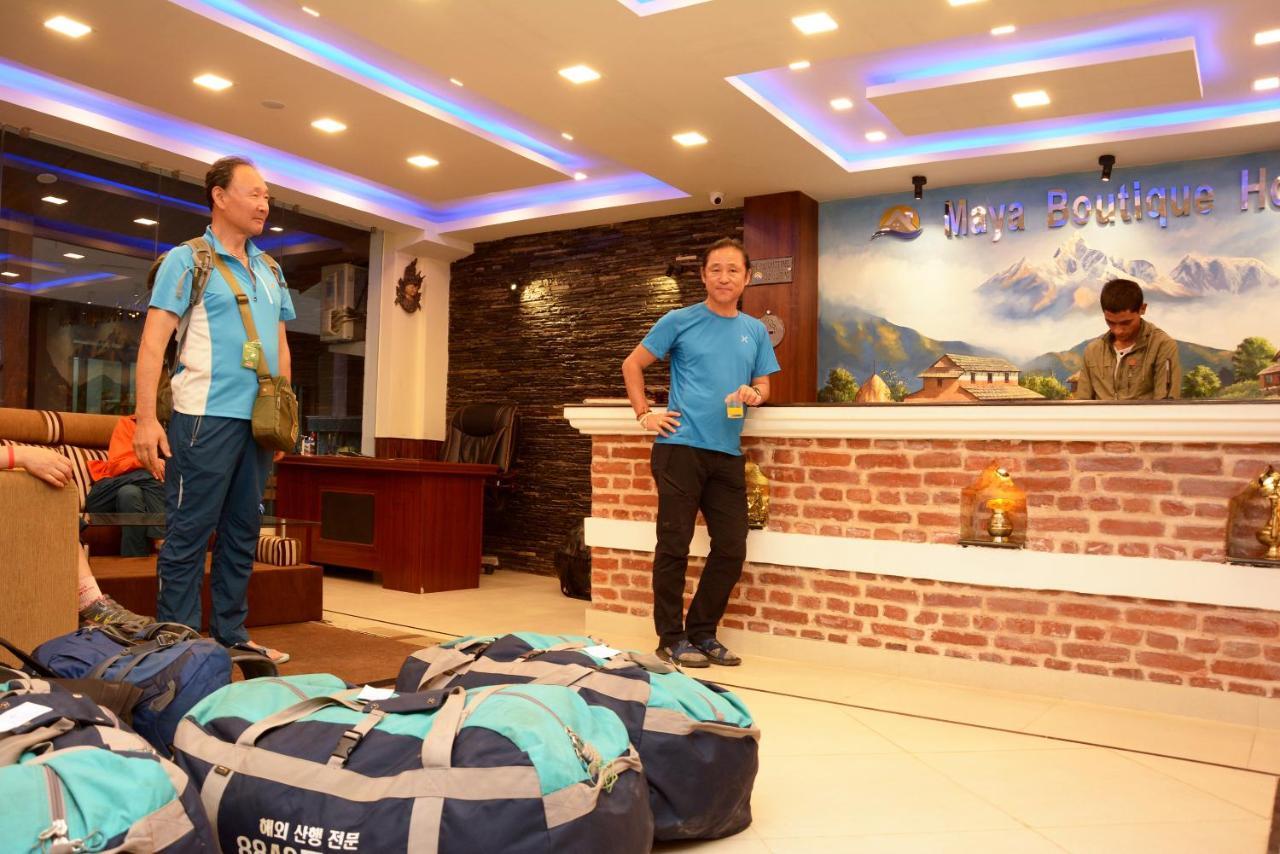 Maya Boutique Hotel Катманду Экстерьер фото