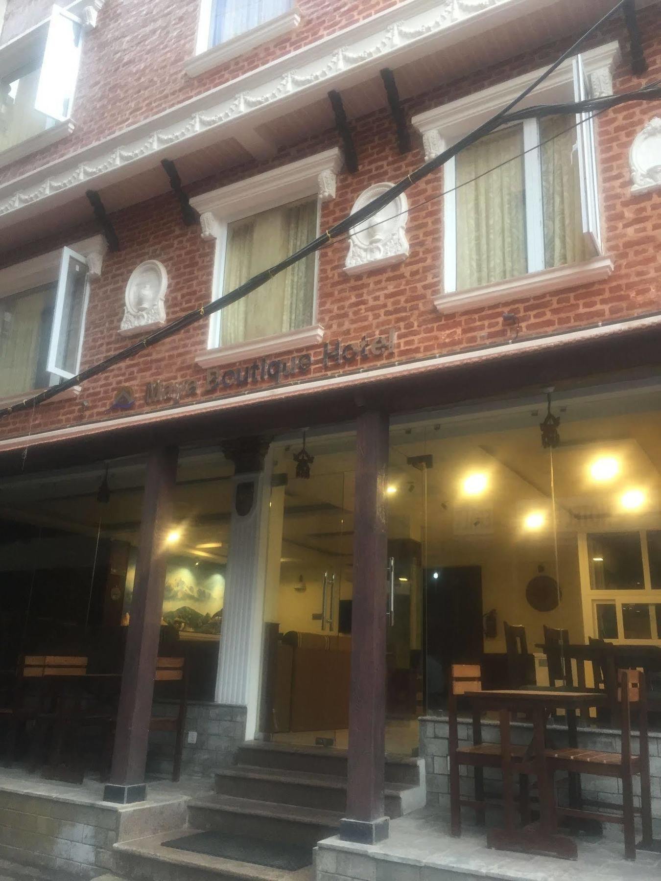Maya Boutique Hotel Катманду Экстерьер фото